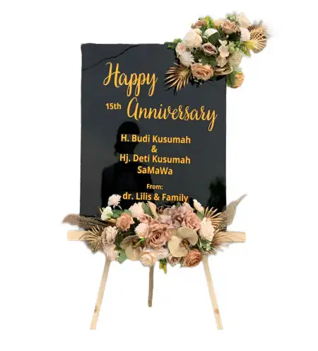 Papan Bunga Akrilik Linggang Bigung