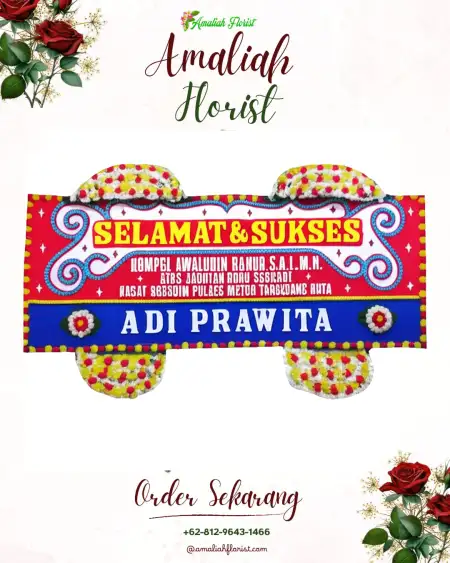 Papan Bunga Ucapan Selamat Linggang Bigung